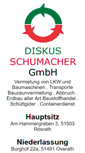 Mobile Screenshot of diskus-gmbh.de